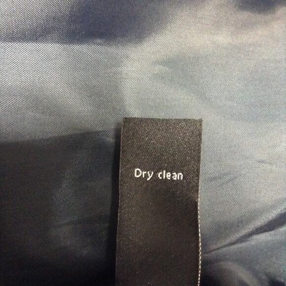 Vtg Penny Lane Coat 2X Blue Wool Blend Shearling Sherpa Faux Fur Afghan Winter - Picture 12 of 12